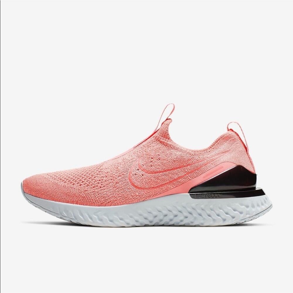 NIKE Epic React Phantom Flyknit in Melon Running … - image 1